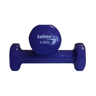 Juego de mancuernas de 1 a 4kg con soporte de madera (REG-FM-095)