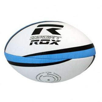 BALÓN RUGBY ROX R-MAXIMUS COLOR BLANCO/AZUL TALLA UNICA