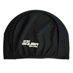 GORRO NATACIÓN LICRA SQUBA COLOR NEGRO