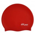 GORRO NATACIÓN SILICONA SQUBA COLOR ROJO