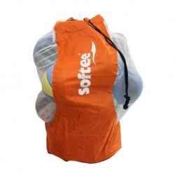 SACO PORTABALONES SOFTEE COLOR NARANJA TALLA UNICA