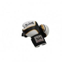 PAR DE GUANTES BOXEO FULLBOXING TSUNAMI - 10OZ, NEGRO/BLANCO